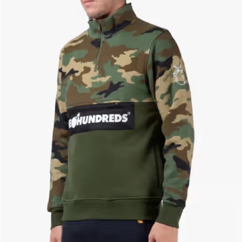 BUY ONE GET ONE FREE! The Hundreds Camo Quarter Zip
